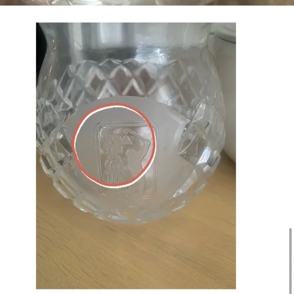 Elegant Clear PGA glass bowl! - Picture 6 of 7